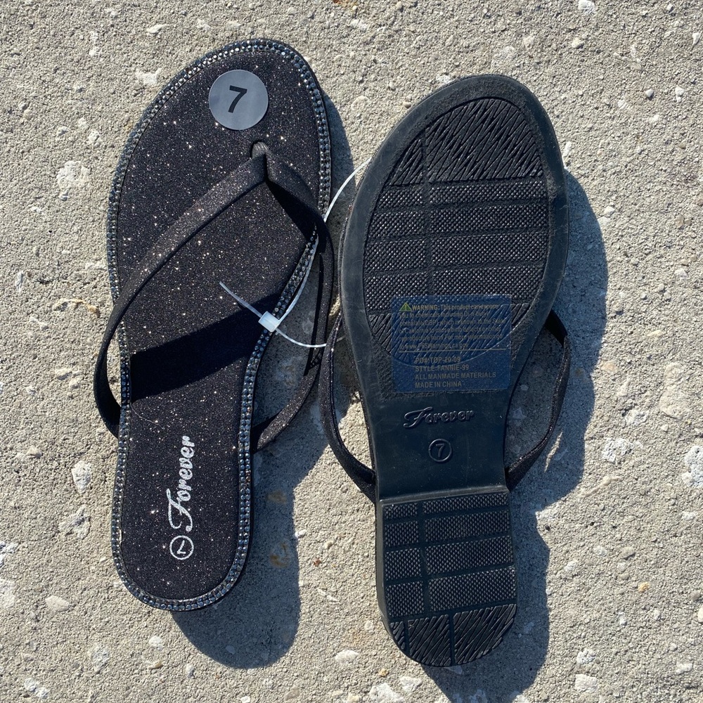 Beautiful glittery sandals